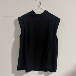 Who What Wear Black Sleeveless Blouse